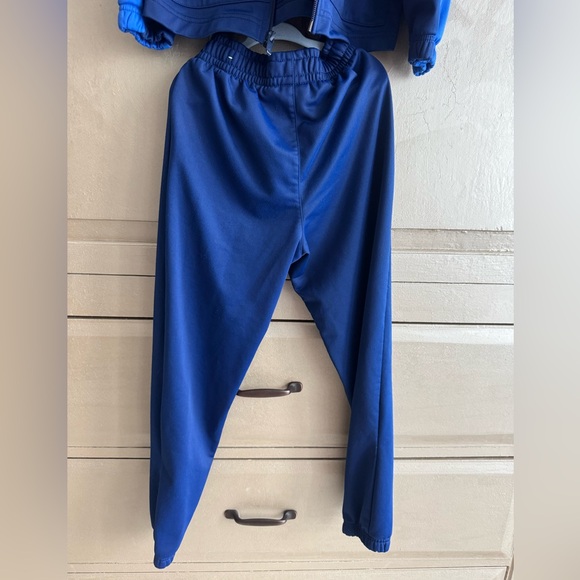 Nike Kids Royal Blue track suit Joggers pants & jacket & pant set size Small 8/9 - Picture 6 of 9